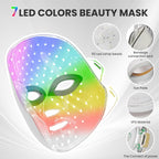 Clear Acne. Smooth Wrinkles. 7-Color LED Skin Therapy Mask